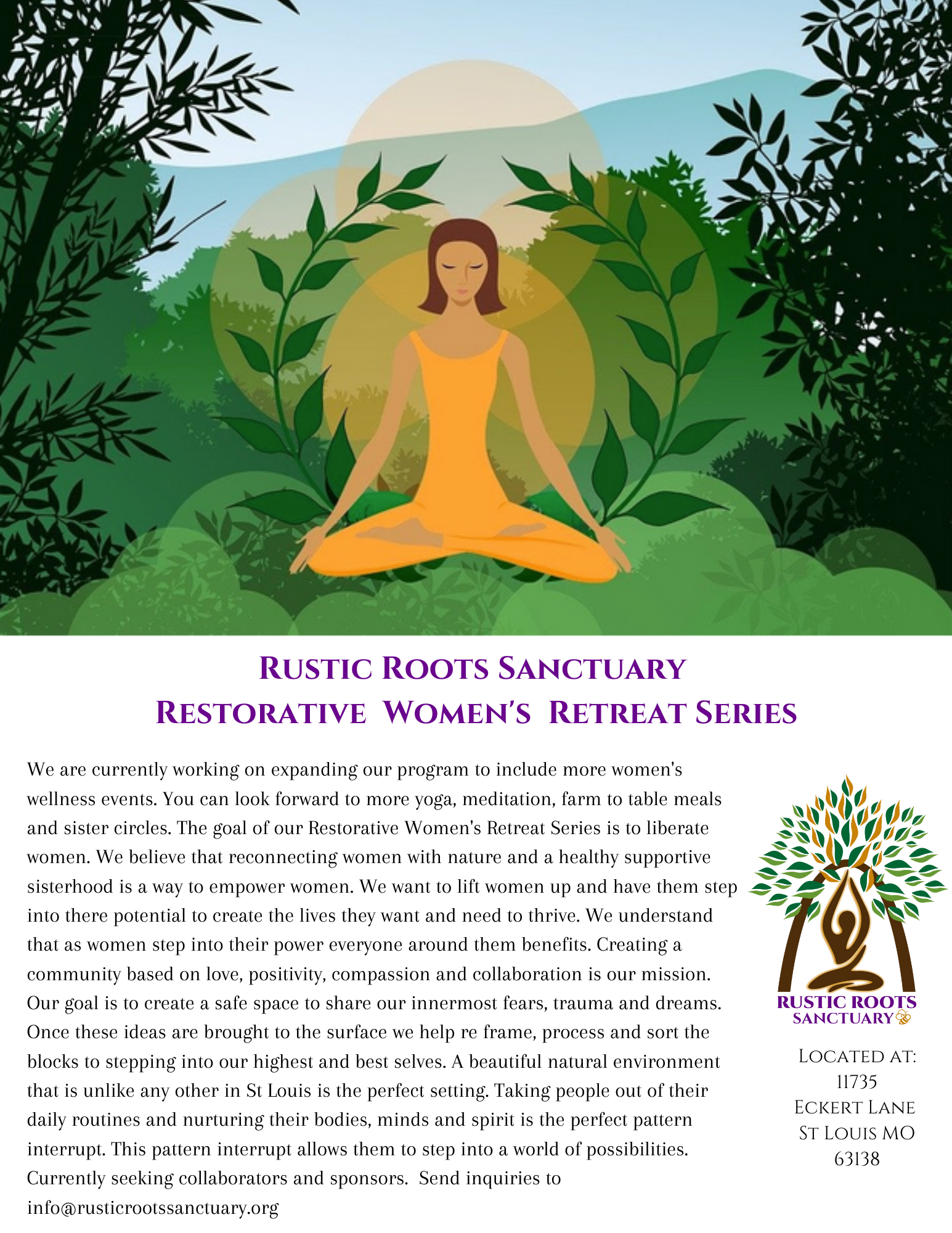 Rustic Roots Sanctuary Women's Program