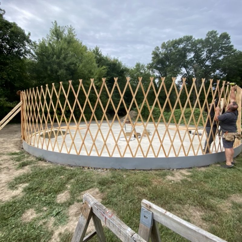 Raising the Yurt